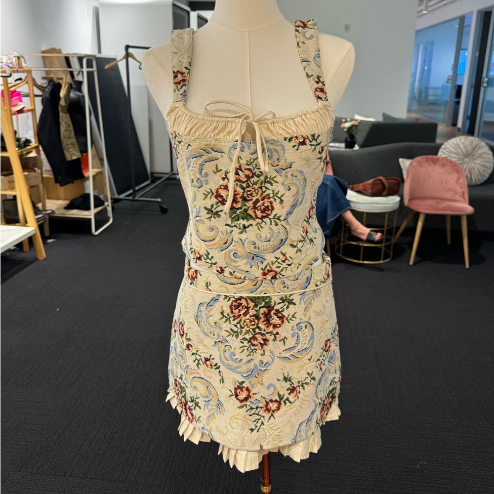 Beginning Boutique Corset Top and Mini Skirt Set